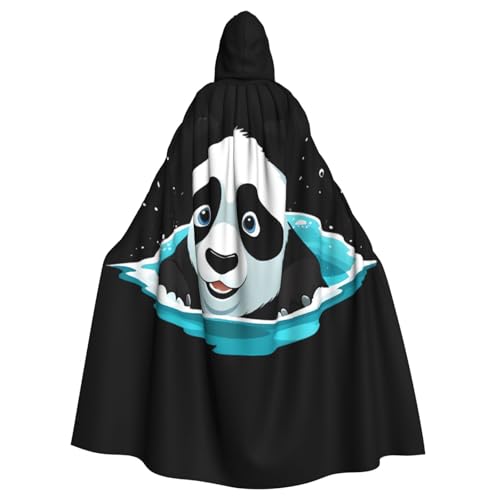 Kingww Halloween Kapuzenumhang mit Schwimmpanda für Männer und Frauen: leichter Polyester-Umhang mit Kapuze – perfekt für Cosplay, Halloween & Kostümpartys Kingww Halloween Kapuzenumhang mit Schwimmpanda für Männer und Frauen: leichter Polyester-Umhang mit Kapuze – perfekt für Cosplay, Halloween & Kostümpartys von Kingww