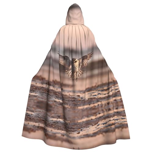 Kingww Halloween-Umhang mit Kapuze für Damen und Herren: leichter Polyester-Umhang mit Kapuze – perfekt für Cosplay, Halloween und Kostümpartys von Kingww