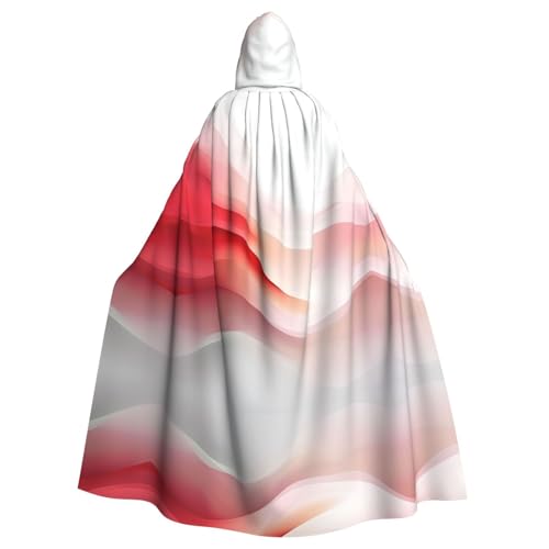 Kingww Halloween-Umhang mit Kapuze für Damen und Herren: leichter Polyester-Umhang mit Kapuze – perfekt für Cosplay, Halloween und Kostümpartys von Kingww