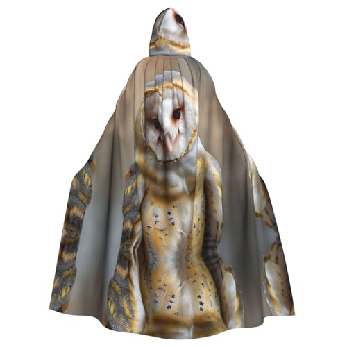 Kingww Halloween-Umhang mit Kapuze für Männer und Frauen: leichter Polyester-Umhang mit Kapuze, perfekt für Cosplay, Halloween und Kostümpartys von Kingww