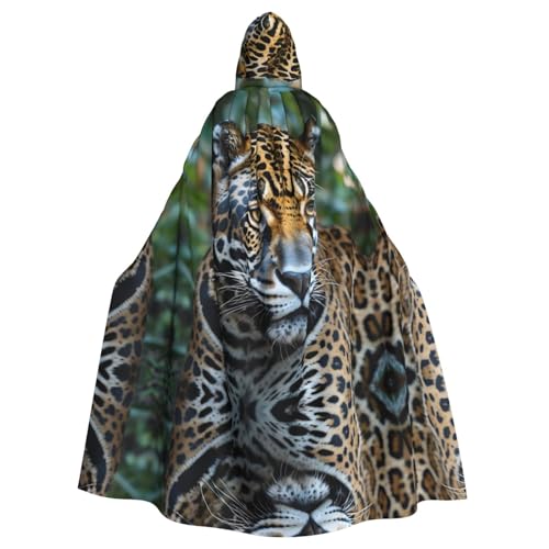 Kingww Jaguar Halloween Kapuzenumhang für Damen und Herren - Leichter Polyester-Umhang mit Kapuze - Perfekt für Cosplay, Halloween & Kostümpartys Kingww Jaguar Halloween Kapuzenumhang für Damen und Herren - Leichter Polyester-Umhang mit Kapuze - Perfekt für Cosplay, Halloween & Kostümpartys von Kingww