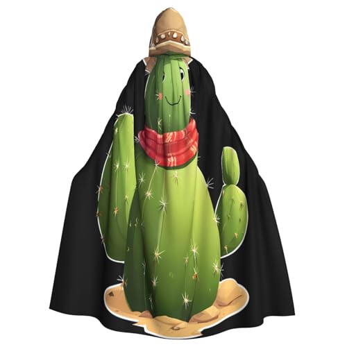 Kingww Kaktus Cowboy Halloween Kapuzenumhang für Damen und Herren: leichter Polyester-Umhang mit Kapuze – perfekt für Cosplay, Halloween & Kostümpartys Kingww Kaktus Cowboy Halloween Kapuzenumhang für Damen und Herren: leichter Polyester-Umhang mit Kapuze – perfekt für Cosplay, Halloween & Kostümpartys von Kingww
