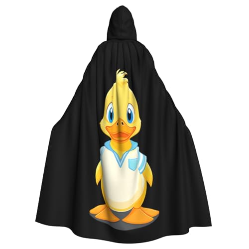 Kingww Kleine Ente trägt ein Hemd, Halloween-Kapuzenumhang für Männer und Frauen: leichter Polyester-Umhang mit Kapuze – perfekt für Cosplay, Halloween und Kostümpartys Kingww Kleine Ente trägt ein Hemd, Halloween-Kapuzenumhang für Männer und Frauen: leichter Polyester-Umhang mit Kapuze – perfekt für Cosplay, Halloween und Kostümpartys von Kingww