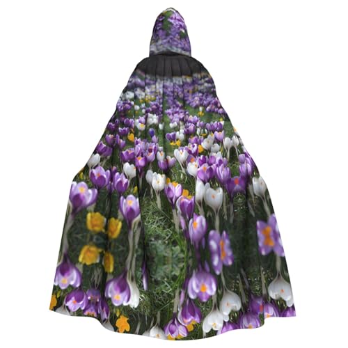 Kingww Krokusse in voller Blüte Halloween Kapuzenumhang für Männer und Frauen: leichter Polyester-Umhang mit Kapuze – perfekt für Cosplay, Halloween & Kostümpartys Kingww Krokusse in voller Blüte Halloween Kapuzenumhang für Männer und Frauen: leichter Polyester-Umhang mit Kapuze – perfekt für Cosplay, Halloween & Kostümpartys von Kingww