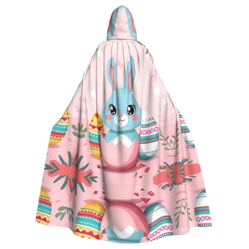 Kingww Little Blue Rabbit Halloween Kapuzenumhang für Damen und Herren: leichter Polyester-Umhang mit Kapuze – perfekt für Cosplay, Halloween und Kostümpartys Kingww Little Blue Rabbit Halloween Kapuzenumhang für Damen und Herren: leichter Polyester-Umhang mit Kapuze – perfekt für Cosplay, Halloween und Kostümpartys von Kingww