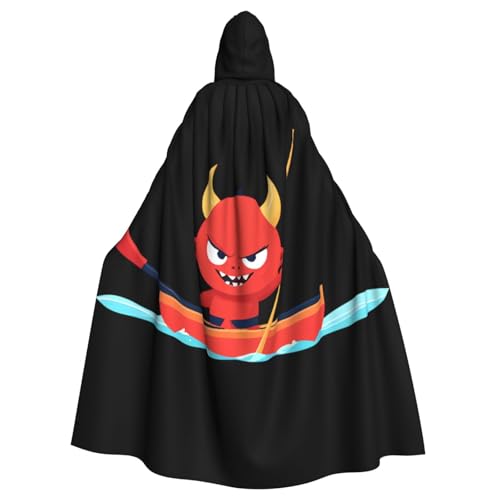Kingww Little Devil Rudern Halloween Kapuzenumhang für Männer und Frauen: leichter Polyester-Umhang mit Kapuze – perfekt für Cosplay, Halloween & Kostümpartys Kingww Little Devil Rudern Halloween Kapuzenumhang für Männer und Frauen: leichter Polyester-Umhang mit Kapuze – perfekt für Cosplay, Halloween & Kostümpartys von Kingww