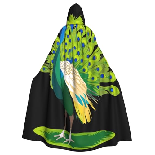Kingww Pfau öffnet seinen Bildschirm Halloween Kapuzenumhang für Männer und Frauen: leichter Polyester-Umhang mit Kapuze – perfekt für Cosplay, Halloween und Kostümpartys Kingww Pfau öffnet seinen Bildschirm Halloween Kapuzenumhang für Männer und Frauen: leichter Polyester-Umhang mit Kapuze – perfekt für Cosplay, Halloween und Kostümpartys von Kingww