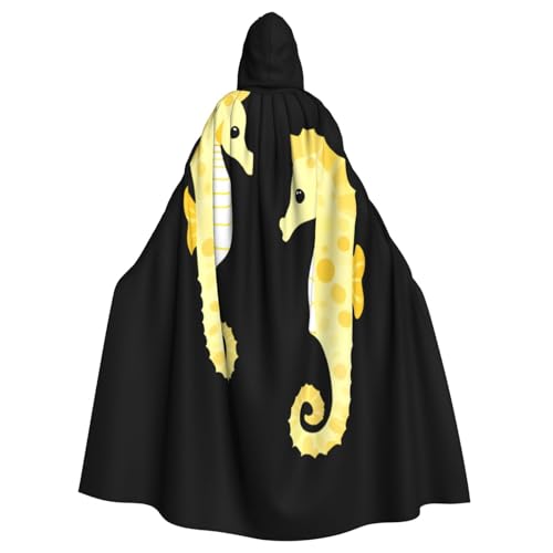Kingww Shy Little Seepferdchen Halloween Kapuzenumhang für Damen und Herren: leichter Polyester-Umhang mit Kapuze – perfekt für Cosplay, Halloween & Kostümpartys Kingww Shy Little Seepferdchen Halloween Kapuzenumhang für Damen und Herren: leichter Polyester-Umhang mit Kapuze – perfekt für Cosplay, Halloween & Kostümpartys von Kingww