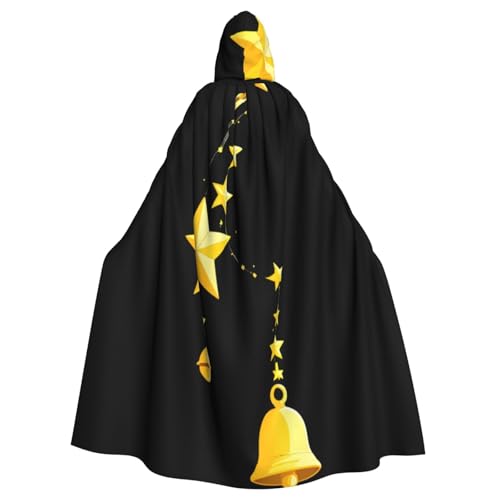 Kingww Sternförmiger Glockenumhang mit Kapuze für Damen und Herren: leichter Polyester-Umhang mit Kapuze – perfekt für Cosplay, Halloween und Kostümpartys Kingww Sternförmiger Glockenumhang mit Kapuze für Damen und Herren: leichter Polyester-Umhang mit Kapuze – perfekt für Cosplay, Halloween und Kostümpartys von Kingww