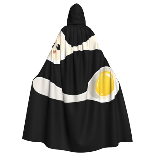 Kingww Süßer kleiner Halloween-Umhang mit Kapuze für Männer und Frauen: leichter Polyester-Umhang mit Kapuze – perfekt für Cosplay, Halloween und Kostümpartys von Kingww