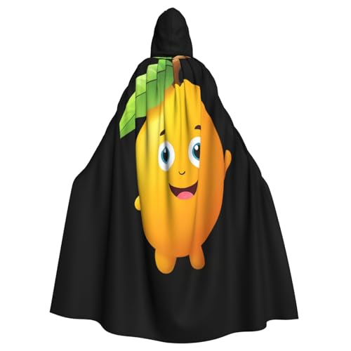 Kingww Super süßer Mango-Spielzeug, Halloween-Umhang mit Kapuze für Männer und Frauen: leichter Polyester-Umhang mit Kapuze, perfekt für Cosplay, Halloween und Kostümpartys von Kingww