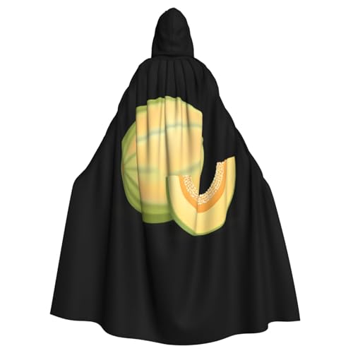 Kingww Sweet Cantaloupe Halloween Kapuzenumhang für Damen und Herren: leichter Polyester-Umhang mit Kapuze – perfekt für Cosplay, Halloween & Kostümpartys Kingww Sweet Cantaloupe Halloween Kapuzenumhang für Damen und Herren: leichter Polyester-Umhang mit Kapuze – perfekt für Cosplay, Halloween & Kostümpartys von Kingww