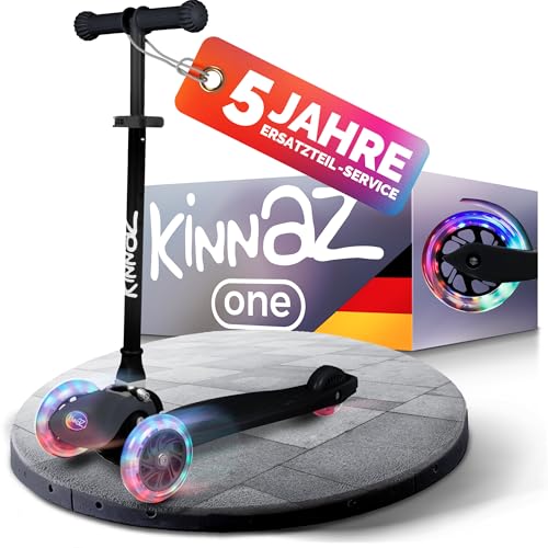 kinnaz ONE, Premium Roller für Kinder ab 3 Jahre, faltbar, Höhe 5fach einstellbar, LED Räder, Ersatzteilservice, Diebstahlschutz, Kinderroller ab 2 4 5 Jahre, Scooter von Deutscher Händler kinnaz ONE, Premium Roller für Kinder ab 3 Jahre, faltbar, Höhe 5fach einstellbar, LED Räder, Ersatzteilservice, Diebstahlschutz, Kinderroller ab 2 4 5 Jahre, Scooter von Deutscher Händler von Kinnaz