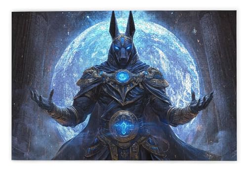 Puzzle 1000 Teile, Anubis Puzzle 1000 Teile Erwachsene, Holzpuzzle Erwachsene, EIN Herausforderndes Rätsel, Puzzlespiele für Die Ganze Familie, Holzpuzzle für Zimmer Deko Wohnzimmer, Geschenke, D-54 Puzzle 1000 Teile, Anubis Puzzle 1000 Teile Erwachsene, Holzpuzzle Erwachsene, EIN Herausforderndes Rätsel, Puzzlespiele für Die Ganze Familie, Holzpuzzle für Zimmer Deko Wohnzimmer, Geschenke, D-54 von Kinntn