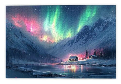 Puzzle 1000 Teile, Aurora Puzzle 1000 Teile Erwachsene, Holzpuzzle Erwachsene, EIN Herausforderndes Rätsel, Puzzlespiele für Die Ganze Familie, Holzpuzzle für Zimmer Deko Wohnzimmer, Geschenke, C-6 Puzzle 1000 Teile, Aurora Puzzle 1000 Teile Erwachsene, Holzpuzzle Erwachsene, EIN Herausforderndes Rätsel, Puzzlespiele für Die Ganze Familie, Holzpuzzle für Zimmer Deko Wohnzimmer, Geschenke, C-6 von Kinntn