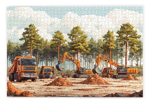 Puzzle 1000 Teile, Bagger Puzzle 1000 Teile Erwachsene, Holzpuzzle Erwachsene, EIN Herausforderndes Rätsel, Puzzlespiele für Die Ganze Familie, Holzpuzzle für Zimmer Deko Wohnzimmer, Geschenke, Q-12 Puzzle 1000 Teile, Bagger Puzzle 1000 Teile Erwachsene, Holzpuzzle Erwachsene, EIN Herausforderndes Rätsel, Puzzlespiele für Die Ganze Familie, Holzpuzzle für Zimmer Deko Wohnzimmer, Geschenke, Q-12 von Kinntn