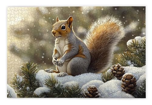 Puzzle 1000 Teile, Eichhörnchen Puzzle 1000 Teile Erwachsene, Holzpuzzle Erwachsene, EIN Herausforderndes Rätsel, Puzzlespiele für Die Ganze Familie, Holzpuzzle für Deko Wohnzimmer, Geschenke, Y-20 Puzzle 1000 Teile, Eichhörnchen Puzzle 1000 Teile Erwachsene, Holzpuzzle Erwachsene, EIN Herausforderndes Rätsel, Puzzlespiele für Die Ganze Familie, Holzpuzzle für Deko Wohnzimmer, Geschenke, Y-20 von Kinntn
