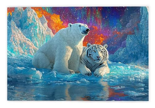 Puzzle 1000 Teile, Eisbär Puzzle 1000 Teile Erwachsene, Holzpuzzle Erwachsene, EIN Herausforderndes Rätsel, Puzzlespiele für Die Ganze Familie, Holzpuzzle für Zimmer Deko Wohnzimmer, Geschenke, K-84 Puzzle 1000 Teile, Eisbär Puzzle 1000 Teile Erwachsene, Holzpuzzle Erwachsene, EIN Herausforderndes Rätsel, Puzzlespiele für Die Ganze Familie, Holzpuzzle für Zimmer Deko Wohnzimmer, Geschenke, K-84 von Kinntn
