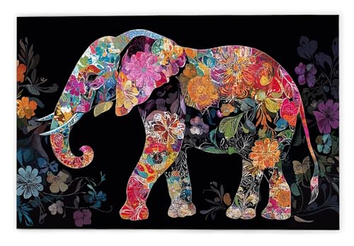 Puzzle 1000 Teile, Elefant Puzzle 1000 Teile Erwachsene, Holzpuzzle Erwachsene, EIN Herausforderndes Rätsel, Puzzlespiele für Die Ganze Familie, Holzpuzzle für Zimmer Deko Wohnzimmer, Geschenke, O-92 Puzzle 1000 Teile, Elefant Puzzle 1000 Teile Erwachsene, Holzpuzzle Erwachsene, EIN Herausforderndes Rätsel, Puzzlespiele für Die Ganze Familie, Holzpuzzle für Zimmer Deko Wohnzimmer, Geschenke, O-92 von Kinntn