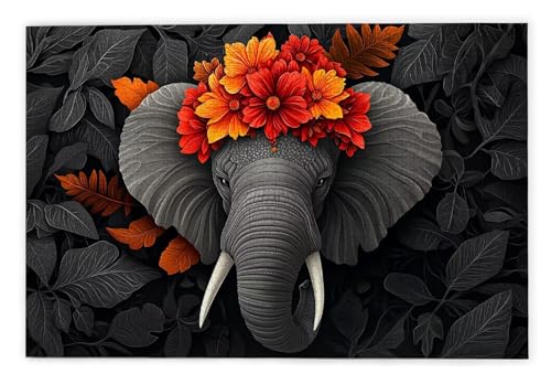 Puzzle 1000 Teile, Elefant Puzzle 1000 Teile Erwachsene, Holzpuzzle Erwachsene, EIN Herausforderndes Rätsel, Puzzlespiele für Die Ganze Familie, Holzpuzzle für Zimmer Deko Wohnzimmer, Geschenke, U-40 Puzzle 1000 Teile, Elefant Puzzle 1000 Teile Erwachsene, Holzpuzzle Erwachsene, EIN Herausforderndes Rätsel, Puzzlespiele für Die Ganze Familie, Holzpuzzle für Zimmer Deko Wohnzimmer, Geschenke, U-40 von Kinntn