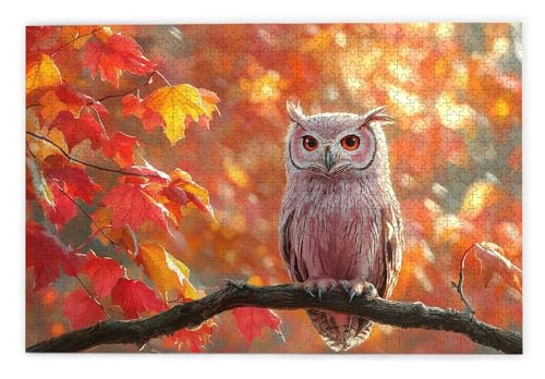 Puzzle 1000 Teile, Eule Puzzle 1000 Teile Erwachsene, Holzpuzzle Erwachsene, EIN Herausforderndes Rätsel, Puzzlespiele für Die Ganze Familie, Holzpuzzle für Zimmer Deko Wohnzimmer, Geschenke, W-30 Puzzle 1000 Teile, Eule Puzzle 1000 Teile Erwachsene, Holzpuzzle Erwachsene, EIN Herausforderndes Rätsel, Puzzlespiele für Die Ganze Familie, Holzpuzzle für Zimmer Deko Wohnzimmer, Geschenke, W-30 von Kinntn