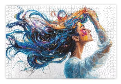 Puzzle 1000 Teile, Frau Puzzle 1000 Teile Erwachsene, Holzpuzzle Erwachsene, EIN Herausforderndes Rätsel, Puzzlespiele für Die Ganze Familie, Holzpuzzle für Zimmer Deko Wohnzimmer, Geschenke, A-24 Puzzle 1000 Teile, Frau Puzzle 1000 Teile Erwachsene, Holzpuzzle Erwachsene, EIN Herausforderndes Rätsel, Puzzlespiele für Die Ganze Familie, Holzpuzzle für Zimmer Deko Wohnzimmer, Geschenke, A-24 von Kinntn