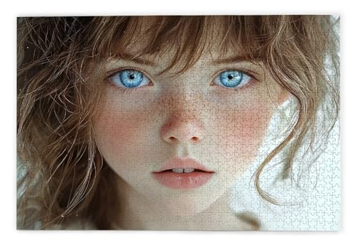 Puzzle 1000 Teile, Frau Puzzle 1000 Teile Erwachsene, Holzpuzzle Erwachsene, EIN Herausforderndes Rätsel, Puzzlespiele für Die Ganze Familie, Holzpuzzle für Zimmer Deko Wohnzimmer, Geschenke, P-80 von Kinntn