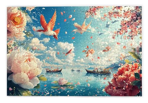 Puzzle 1000 Teile, Frühling Puzzle 1000 Teile Erwachsene, Holzpuzzle Erwachsene, EIN Herausforderndes Rätsel, Puzzlespiele für Die Ganze Familie, Holzpuzzle für Zimmer Deko Wohnzimmer, Geschenke, V-40 Puzzle 1000 Teile, Frühling Puzzle 1000 Teile Erwachsene, Holzpuzzle Erwachsene, EIN Herausforderndes Rätsel, Puzzlespiele für Die Ganze Familie, Holzpuzzle für Zimmer Deko Wohnzimmer, Geschenke, V-40 von Kinntn