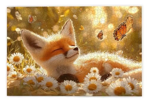 Puzzle 1000 Teile, Fuchs Puzzle 1000 Teile Erwachsene, Holzpuzzle Erwachsene, EIN Herausforderndes Rätsel, Puzzlespiele für Die Ganze Familie, Holzpuzzle für Zimmer Deko Wohnzimmer, Geschenke, D-60 Puzzle 1000 Teile, Fuchs Puzzle 1000 Teile Erwachsene, Holzpuzzle Erwachsene, EIN Herausforderndes Rätsel, Puzzlespiele für Die Ganze Familie, Holzpuzzle für Zimmer Deko Wohnzimmer, Geschenke, D-60 von Kinntn