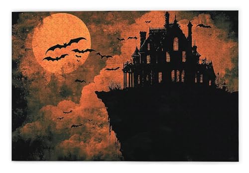 Puzzle 1000 Teile, Halloween Puzzle 1000 Teile Erwachsene, Holzpuzzle Erwachsene, EIN Herausforderndes Rätsel, Puzzlespiele für Die Ganze Familie, Holzpuzzle für Wanddeko Wohnzimmer, Geschenke, A-50 Puzzle 1000 Teile, Halloween Puzzle 1000 Teile Erwachsene, Holzpuzzle Erwachsene, EIN Herausforderndes Rätsel, Puzzlespiele für Die Ganze Familie, Holzpuzzle für Wanddeko Wohnzimmer, Geschenke, A-50 von Kinntn