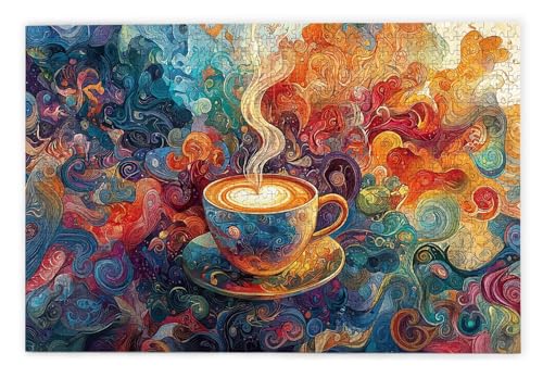Puzzle 1000 Teile, Kaffee Puzzle 1000 Teile Erwachsene, Holzpuzzle Erwachsene, EIN Herausforderndes Rätsel, Puzzlespiele für Die Ganze Familie, Holzpuzzle für Zimmer Deko Wohnzimmer, Geschenke, Q-20 Puzzle 1000 Teile, Kaffee Puzzle 1000 Teile Erwachsene, Holzpuzzle Erwachsene, EIN Herausforderndes Rätsel, Puzzlespiele für Die Ganze Familie, Holzpuzzle für Zimmer Deko Wohnzimmer, Geschenke, Q-20 von Kinntn