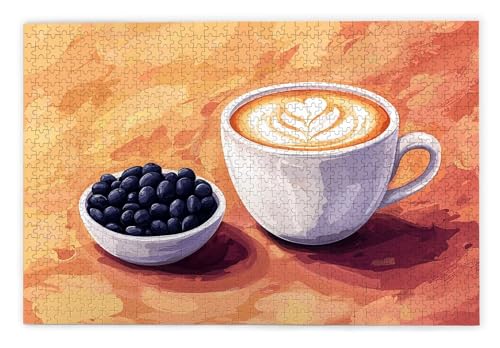 Puzzle 1000 Teile, Kaffee Puzzle 1000 Teile Erwachsene, Holzpuzzle Erwachsene, EIN Herausforderndes Rätsel, Puzzlespiele für Die Ganze Familie, Holzpuzzle für Zimmer Deko Wohnzimmer, Geschenke, Q-80 Puzzle 1000 Teile, Kaffee Puzzle 1000 Teile Erwachsene, Holzpuzzle Erwachsene, EIN Herausforderndes Rätsel, Puzzlespiele für Die Ganze Familie, Holzpuzzle für Zimmer Deko Wohnzimmer, Geschenke, Q-80 von Kinntn