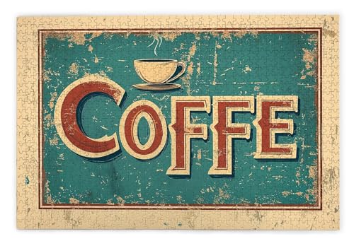 Puzzle 1000 Teile, Kaffee Puzzle 1000 Teile Erwachsene, Holzpuzzle Erwachsene, EIN Herausforderndes Rätsel, Puzzlespiele für Die Ganze Familie, Holzpuzzle für Zimmer Deko Wohnzimmer, Geschenke, Y-0 Puzzle 1000 Teile, Kaffee Puzzle 1000 Teile Erwachsene, Holzpuzzle Erwachsene, EIN Herausforderndes Rätsel, Puzzlespiele für Die Ganze Familie, Holzpuzzle für Zimmer Deko Wohnzimmer, Geschenke, Y-0 von Kinntn