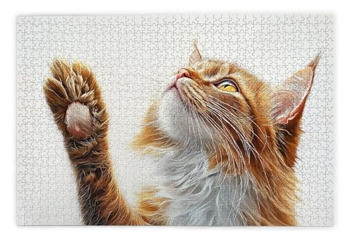 Puzzle 1000 Teile, Katze Puzzle 1000 Teile Erwachsene, Holzpuzzle Erwachsene, EIN Herausforderndes Rätsel, Puzzlespiele für Die Ganze Familie, Holzpuzzle für Zimmer Deko Wohnzimmer, Geschenke, M-22 Puzzle 1000 Teile, Katze Puzzle 1000 Teile Erwachsene, Holzpuzzle Erwachsene, EIN Herausforderndes Rätsel, Puzzlespiele für Die Ganze Familie, Holzpuzzle für Zimmer Deko Wohnzimmer, Geschenke, M-22 von Kinntn