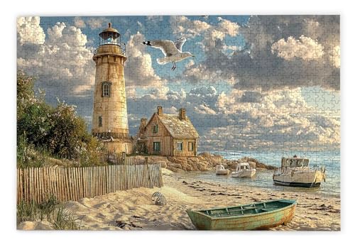 Puzzle 1000 Teile, Leuchtturm Puzzle 1000 Teile Erwachsene, Holzpuzzle Erwachsene, EIN Herausforderndes Rätsel, Puzzlespiele für Die Ganze Familie, Holzpuzzle für Wanddeko Wohnzimmer, Geschenke, D-18 Puzzle 1000 Teile, Leuchtturm Puzzle 1000 Teile Erwachsene, Holzpuzzle Erwachsene, EIN Herausforderndes Rätsel, Puzzlespiele für Die Ganze Familie, Holzpuzzle für Wanddeko Wohnzimmer, Geschenke, D-18 von Kinntn