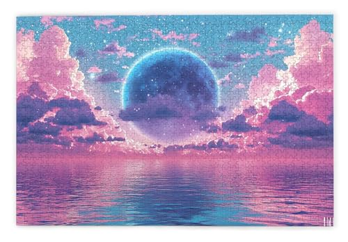 Puzzle 1000 Teile, Mond Puzzle 1000 Teile Erwachsene, Holzpuzzle Erwachsene, EIN Herausforderndes Rätsel, Puzzlespiele für Die Ganze Familie, Holzpuzzle für Zimmer Deko Wohnzimmer, Geschenke, S-96 Puzzle 1000 Teile, Mond Puzzle 1000 Teile Erwachsene, Holzpuzzle Erwachsene, EIN Herausforderndes Rätsel, Puzzlespiele für Die Ganze Familie, Holzpuzzle für Zimmer Deko Wohnzimmer, Geschenke, S-96 von Kinntn