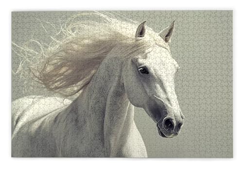 Puzzle 1000 Teile, Pferd Puzzle 1000 Teile Erwachsene, Holzpuzzle Erwachsene, EIN Herausforderndes Rätsel, Puzzlespiele für Die Ganze Familie, Holzpuzzle für Zimmer Deko Wohnzimmer, Geschenke, T-10 Puzzle 1000 Teile, Pferd Puzzle 1000 Teile Erwachsene, Holzpuzzle Erwachsene, EIN Herausforderndes Rätsel, Puzzlespiele für Die Ganze Familie, Holzpuzzle für Zimmer Deko Wohnzimmer, Geschenke, T-10 von Kinntn