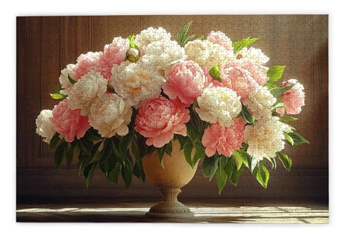 Puzzle 1000 Teile, Pfingstrose Puzzle 1000 Teile Erwachsene, Holzpuzzle Erwachsene, EIN Herausforderndes Rätsel, Puzzlespiele für Die Ganze Familie, Holzpuzzle für Wanddeko Wohnzimmer, Geschenke, V-14 Puzzle 1000 Teile, Pfingstrose Puzzle 1000 Teile Erwachsene, Holzpuzzle Erwachsene, EIN Herausforderndes Rätsel, Puzzlespiele für Die Ganze Familie, Holzpuzzle für Wanddeko Wohnzimmer, Geschenke, V-14 von Kinntn