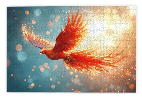 Puzzle 1000 Teile, Phönix Puzzle 1000 Teile Erwachsene, Holzpuzzle Erwachsene, EIN Herausforderndes Rätsel, Puzzlespiele für Die Ganze Familie, Holzpuzzle für Zimmer Deko Wohnzimmer, Geschenke, D-50 Puzzle 1000 Teile, Phönix Puzzle 1000 Teile Erwachsene, Holzpuzzle Erwachsene, EIN Herausforderndes Rätsel, Puzzlespiele für Die Ganze Familie, Holzpuzzle für Zimmer Deko Wohnzimmer, Geschenke, D-50 von Kinntn