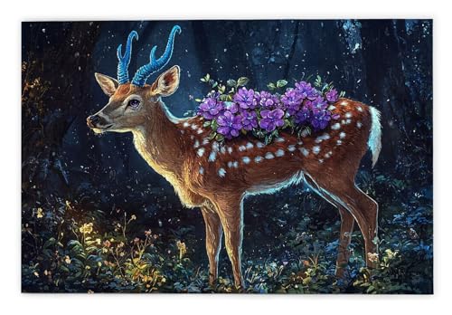 Puzzle 1000 Teile, REH Puzzle 1000 Teile Erwachsene, Holzpuzzle Erwachsene, EIN Herausforderndes Rätsel, Puzzlespiele für Die Ganze Familie, Holzpuzzle für Zimmer Deko Wohnzimmer, Geschenke, X-30 Puzzle 1000 Teile, REH Puzzle 1000 Teile Erwachsene, Holzpuzzle Erwachsene, EIN Herausforderndes Rätsel, Puzzlespiele für Die Ganze Familie, Holzpuzzle für Zimmer Deko Wohnzimmer, Geschenke, X-30 von Kinntn