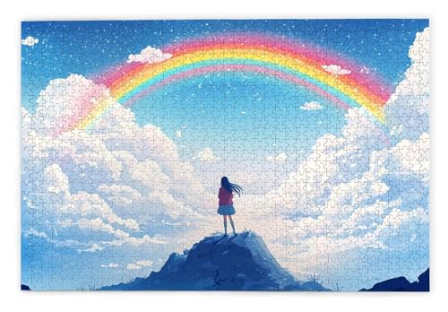 Puzzle 1000 Teile, Regenbogen Puzzle 1000 Teile Erwachsene, Holzpuzzle Erwachsene, EIN Herausforderndes Rätsel, Puzzlespiele für Die Ganze Familie, Holzpuzzle für Wanddeko Wohnzimmer, Geschenke, W-6 Puzzle 1000 Teile, Regenbogen Puzzle 1000 Teile Erwachsene, Holzpuzzle Erwachsene, EIN Herausforderndes Rätsel, Puzzlespiele für Die Ganze Familie, Holzpuzzle für Wanddeko Wohnzimmer, Geschenke, W-6 von Kinntn