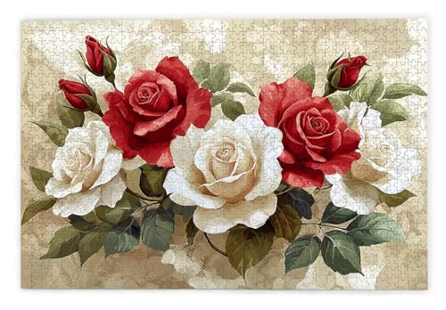 Puzzle 1000 Teile, Rose Puzzle 1000 Teile Erwachsene, Holzpuzzle Erwachsene, EIN Herausforderndes Rätsel, Puzzlespiele für Die Ganze Familie, Holzpuzzle für Zimmer Deko Wohnzimmer, Geschenke, D-38 Puzzle 1000 Teile, Rose Puzzle 1000 Teile Erwachsene, Holzpuzzle Erwachsene, EIN Herausforderndes Rätsel, Puzzlespiele für Die Ganze Familie, Holzpuzzle für Zimmer Deko Wohnzimmer, Geschenke, D-38 von Kinntn