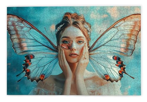 Puzzle 1000 Teile, Schmetterling Puzzle 1000 Teile Erwachsene, Holzpuzzle Erwachsene, EIN Herausforderndes Rätsel, Puzzlespiele für Die Ganze Familie, Holzpuzzle für Deko Wohnzimmer, Geschenke, E-46 Puzzle 1000 Teile, Schmetterling Puzzle 1000 Teile Erwachsene, Holzpuzzle Erwachsene, EIN Herausforderndes Rätsel, Puzzlespiele für Die Ganze Familie, Holzpuzzle für Deko Wohnzimmer, Geschenke, E-46 von Kinntn