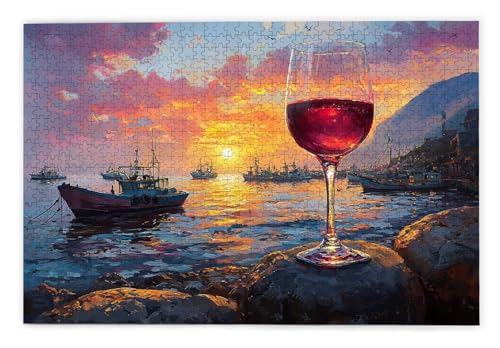Puzzle 1000 Teile, Sonnenuntergang Puzzle 1000 Teile Erwachsene, Holzpuzzle Erwachsene, EIN Herausforderndes Rätsel, Puzzlespiele für Die Ganze Familie, Holzpuzzle für Deko Wohnzimmer, Geschenke, V-26 Puzzle 1000 Teile, Sonnenuntergang Puzzle 1000 Teile Erwachsene, Holzpuzzle Erwachsene, EIN Herausforderndes Rätsel, Puzzlespiele für Die Ganze Familie, Holzpuzzle für Deko Wohnzimmer, Geschenke, V-26 von Kinntn