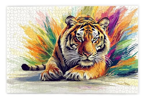 Puzzle 1000 Teile, Tiger Puzzle 1000 Teile Erwachsene, Holzpuzzle Erwachsene, EIN Herausforderndes Rätsel, Puzzlespiele für Die Ganze Familie, Holzpuzzle für Zimmer Deko Wohnzimmer, Geschenke, C-46 Puzzle 1000 Teile, Tiger Puzzle 1000 Teile Erwachsene, Holzpuzzle Erwachsene, EIN Herausforderndes Rätsel, Puzzlespiele für Die Ganze Familie, Holzpuzzle für Zimmer Deko Wohnzimmer, Geschenke, C-46 von Kinntn