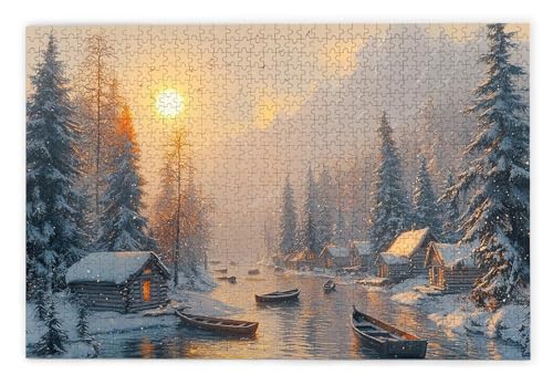 Puzzle 1000 Teile, Winter Puzzle 1000 Teile Erwachsene, Holzpuzzle Erwachsene, EIN Herausforderndes Rätsel, Puzzlespiele für Die Ganze Familie, Holzpuzzle für Zimmer Deko Wohnzimmer, Geschenke, H-40 Puzzle 1000 Teile, Winter Puzzle 1000 Teile Erwachsene, Holzpuzzle Erwachsene, EIN Herausforderndes Rätsel, Puzzlespiele für Die Ganze Familie, Holzpuzzle für Zimmer Deko Wohnzimmer, Geschenke, H-40 von Kinntn
