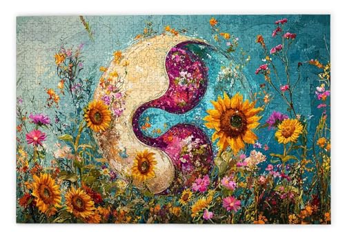 Puzzle 1000 Teile, Yin und Yang Puzzle 1000 Teile Erwachsene, Holzpuzzle Erwachsene, EIN Herausforderndes Rätsel, Puzzlespiele für Die Ganze Familie, Holzpuzzle für Deko Wohnzimmer, Geschenke, M-60 Puzzle 1000 Teile, Yin und Yang Puzzle 1000 Teile Erwachsene, Holzpuzzle Erwachsene, EIN Herausforderndes Rätsel, Puzzlespiele für Die Ganze Familie, Holzpuzzle für Deko Wohnzimmer, Geschenke, M-60 von Kinntn