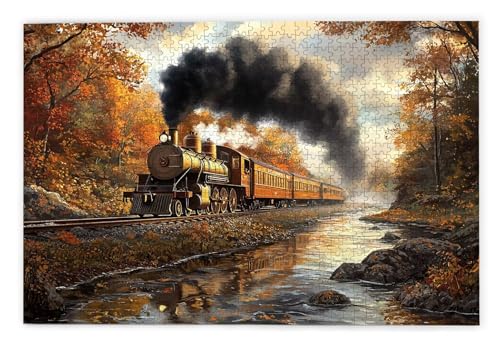 Puzzle 1000 Teile, Zug Puzzle 1000 Teile Erwachsene, Holzpuzzle Erwachsene, EIN Herausforderndes Rätsel, Puzzlespiele für Die Ganze Familie, Holzpuzzle für Zimmer Deko Wohnzimmer, Geschenke, S-20 Puzzle 1000 Teile, Zug Puzzle 1000 Teile Erwachsene, Holzpuzzle Erwachsene, EIN Herausforderndes Rätsel, Puzzlespiele für Die Ganze Familie, Holzpuzzle für Zimmer Deko Wohnzimmer, Geschenke, S-20 von Kinntn