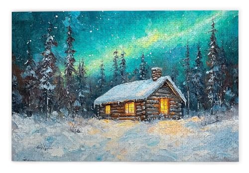 Puzzle 1000 Teile Erwachsene, Aurora Puzzle 1000 Teile mit Geschenkbox, Holzpuzzle Erwachsene mit Naturholz, Geschenke für Frauen, Geschenke für Männer, Groß Holzpuzzle für Wanddeko Wohnzimmer, A-29 Puzzle 1000 Teile Erwachsene, Aurora Puzzle 1000 Teile mit Geschenkbox, Holzpuzzle Erwachsene mit Naturholz, Geschenke für Frauen, Geschenke für Männer, Groß Holzpuzzle für Wanddeko Wohnzimmer, A-29 von Kinntn