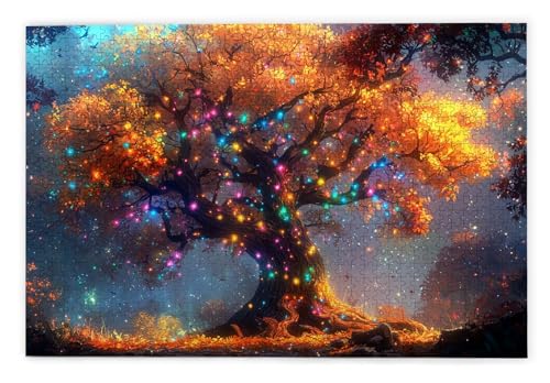 Puzzle 1000 Teile Erwachsene, Baum Puzzle 1000 Teile mit Geschenkbox, Holzpuzzle Erwachsene mit Naturholz, Geschenke für Frauen, Geschenke für Männer, Groß Holzpuzzle für Wanddeko Wohnzimmer, B-37 Puzzle 1000 Teile Erwachsene, Baum Puzzle 1000 Teile mit Geschenkbox, Holzpuzzle Erwachsene mit Naturholz, Geschenke für Frauen, Geschenke für Männer, Groß Holzpuzzle für Wanddeko Wohnzimmer, B-37 von Kinntn
